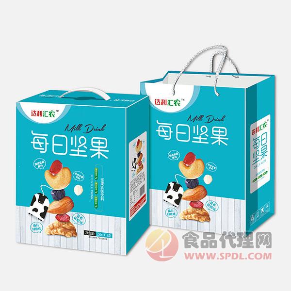 达利汇农每日坚果乳味饮品250mlx12盒