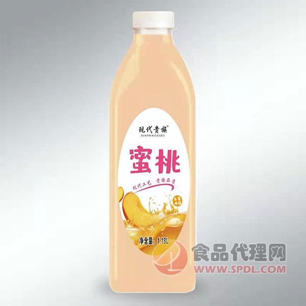 现代贵族蜜桃汁饮料1.18L