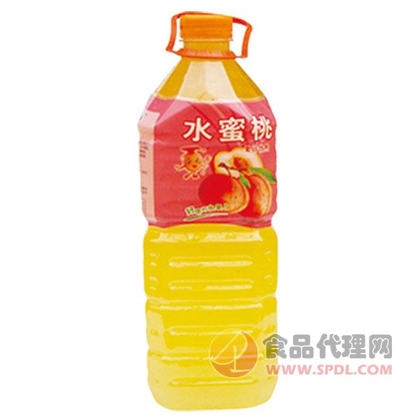 中博水蜜桃汁饮料2L