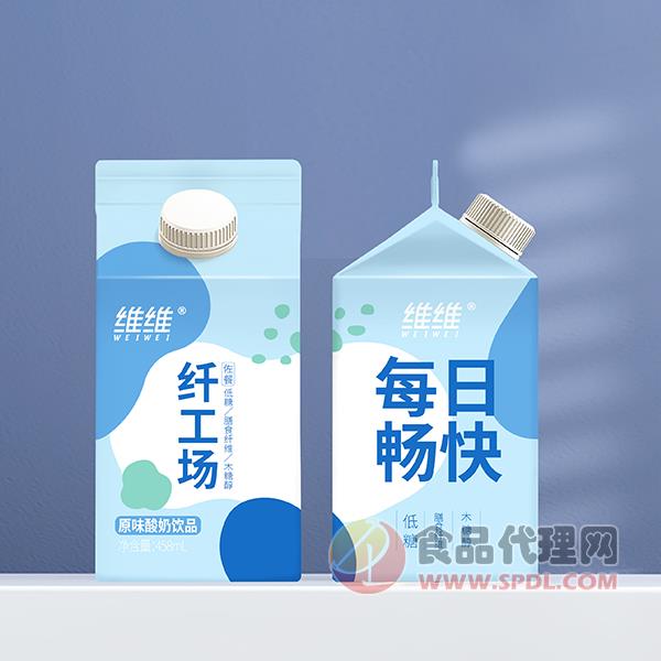维维纤工场原味酸奶饮品458ml