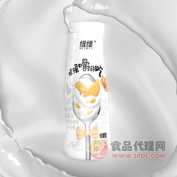 维维燕麦黄桃风味酸奶255ml