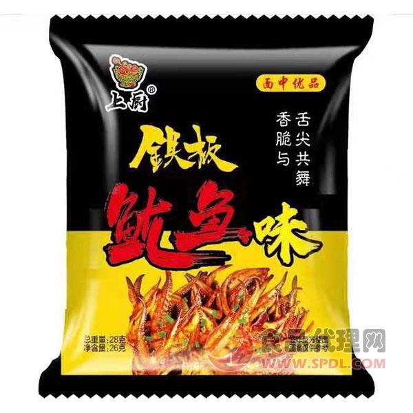 上厨铁板鱿鱼味方便面28g