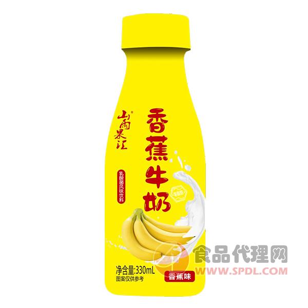 山雨果汇香蕉牛奶330ml