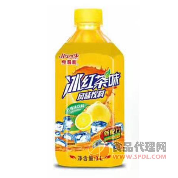 亨得利冰红茶味饮料1L