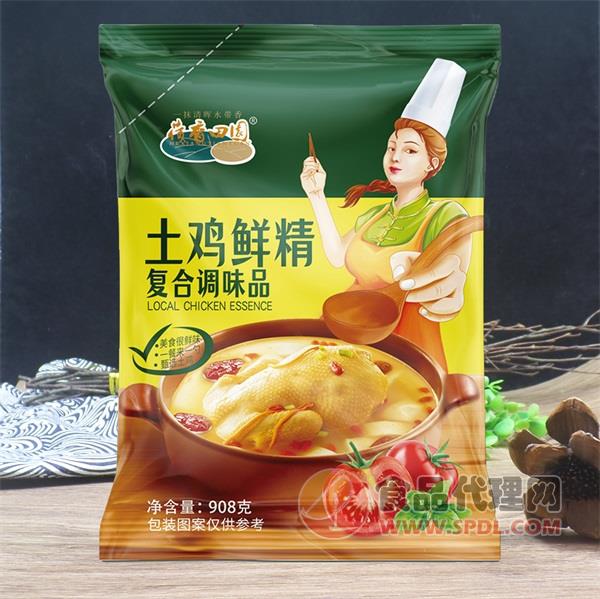 荷香田园土鸡鲜精调味品908g