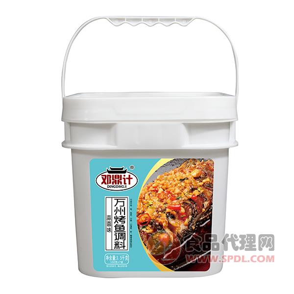 邓鼎计万州烤鱼调料蒜蓉味3.5kg