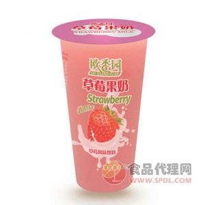 歐香園草莓果奶風(fēng)味飲料380g