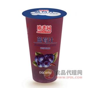 欧香园蓝莓汁风味饮料380g