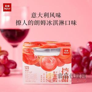 樂(lè)純朗姆味紅提酸奶135g