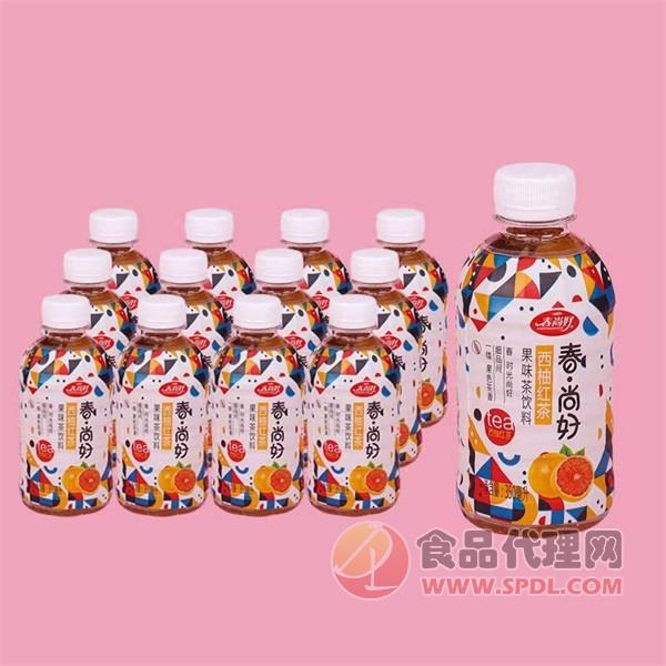 春尚好西柚红茶饮料350ml