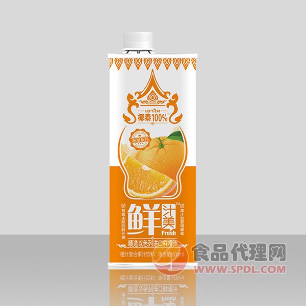 椰泰橙汁复合果汁饮料600ml