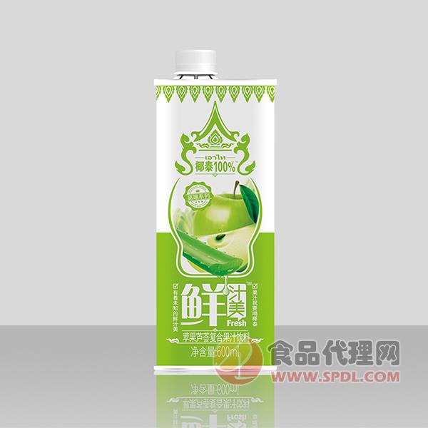 椰泰苹果芦荟复合果汁饮料600ml