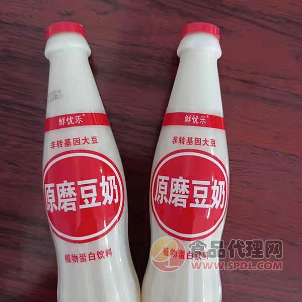 鲜忧乐原磨豆奶植物蛋白饮料330ml