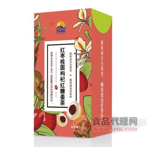 蓝海健红枣桂圆枸杞红糖姜茶180g