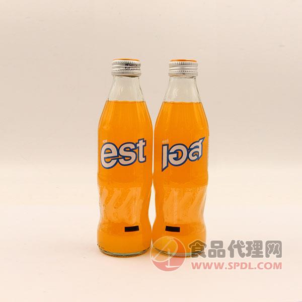 泰国est橙味汽水瓶装250ml