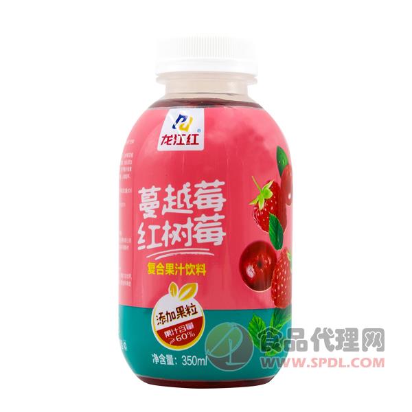 龙江红蔓越莓复合果汁饮料350ml