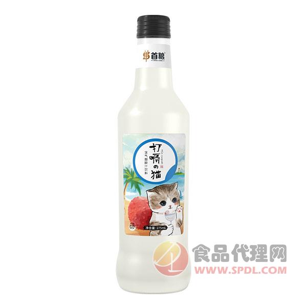 打嗝猫荔枝汁汽水饮料275ml