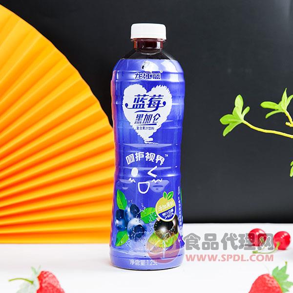 龙江蓝蓝莓黑加仑复合果汁1.25L