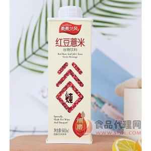 柔柔汁风红豆薏米谷物饮料600ml