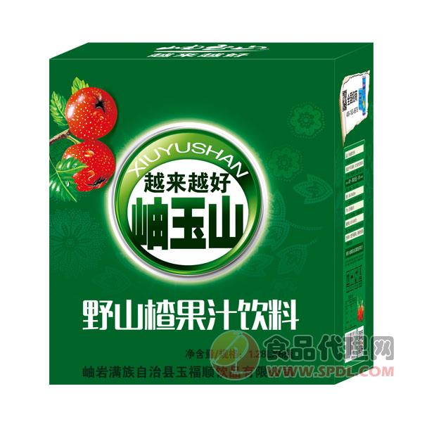 岫玉山野山楂果汁饮料1.28Lx6瓶
