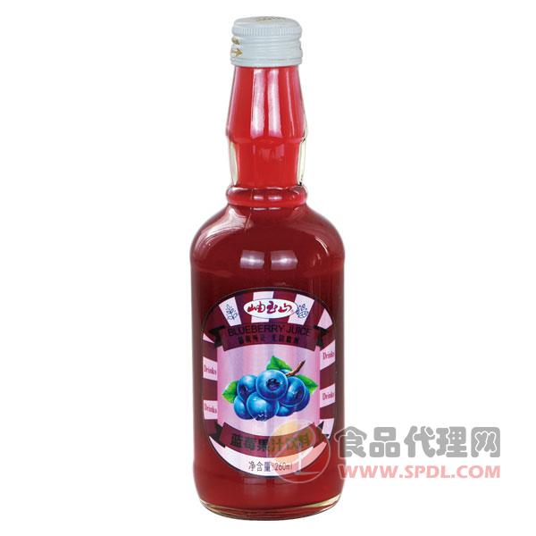 岫玉山蓝莓汁饮料260ml
