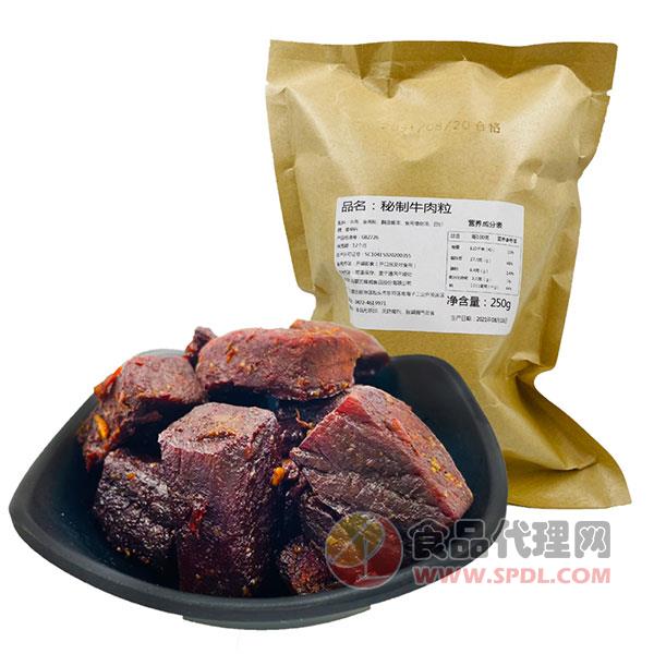 秘制牛肉粒袋装250g