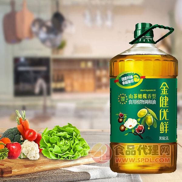 金健优鲜山茶橄榄香型食用植物调和油5L