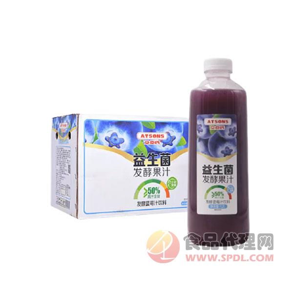 艾臣式发酵蓝莓汁饮料1.2L