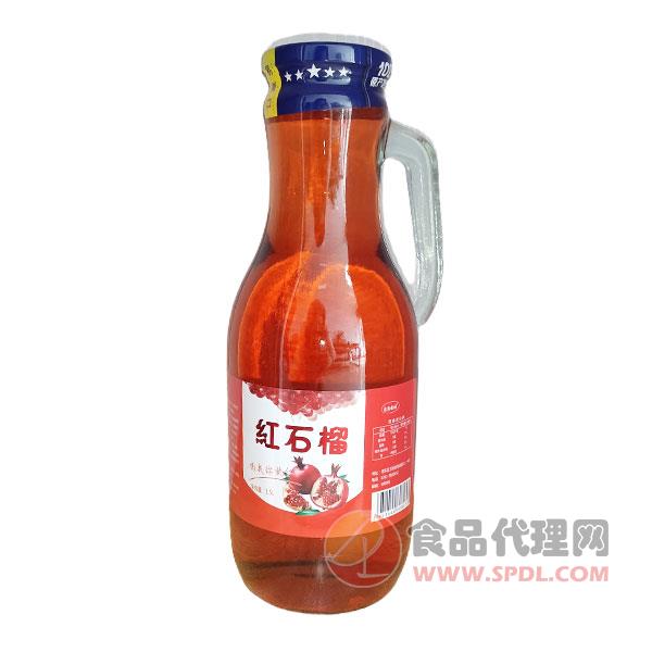 思圆牧场红石榴果汁饮料1.5L