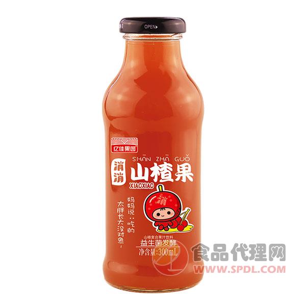 亿佳果园山楂果汁饮料300ml