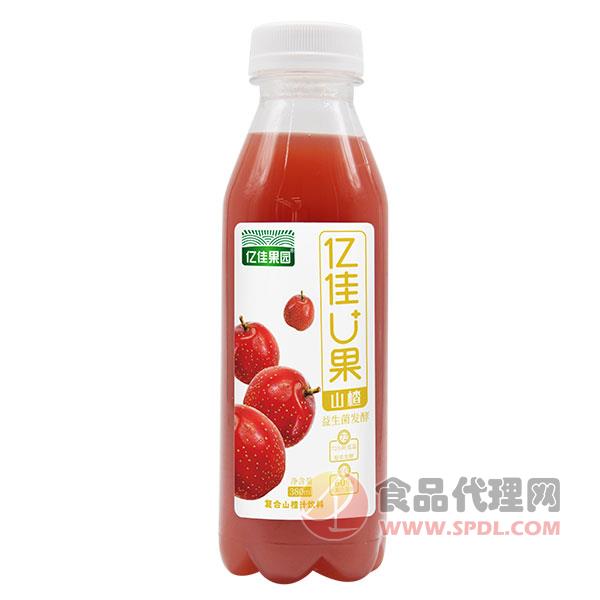 亿佳U果山楂汁饮料380ml