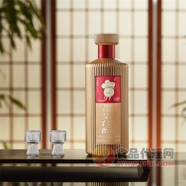 茅台醇邮票文化酒(子鼠开天)红53度500ml