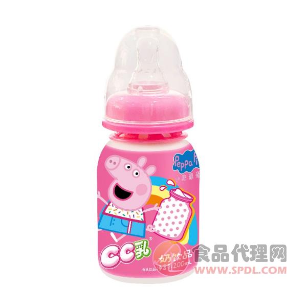 小猪佩奇CC乳含乳饮料草莓味200ml