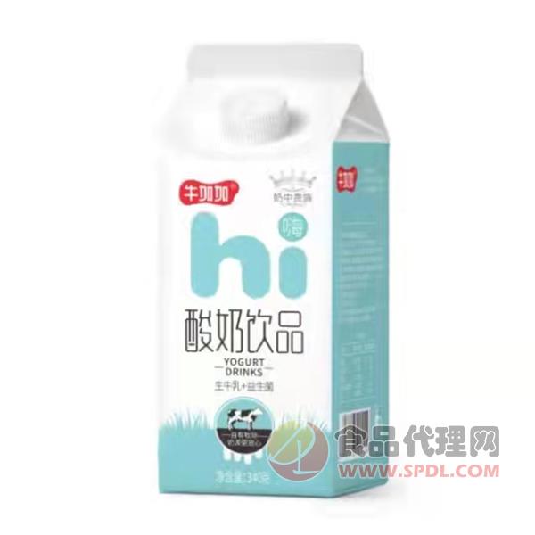 牛加加酸奶饮品340g