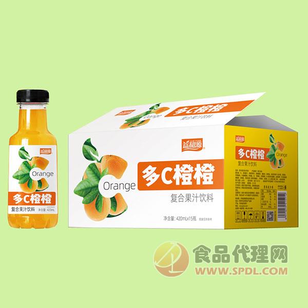 益和源多C橙橙复合果汁饮料420ml