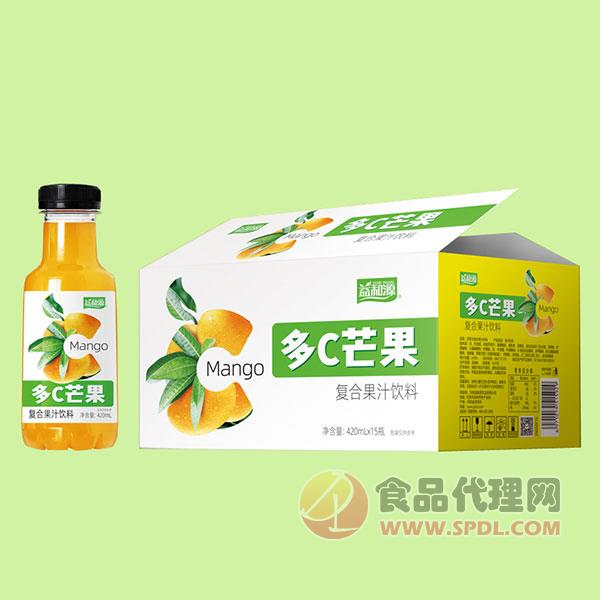 益和源多C芒果复合果汁饮料420ml