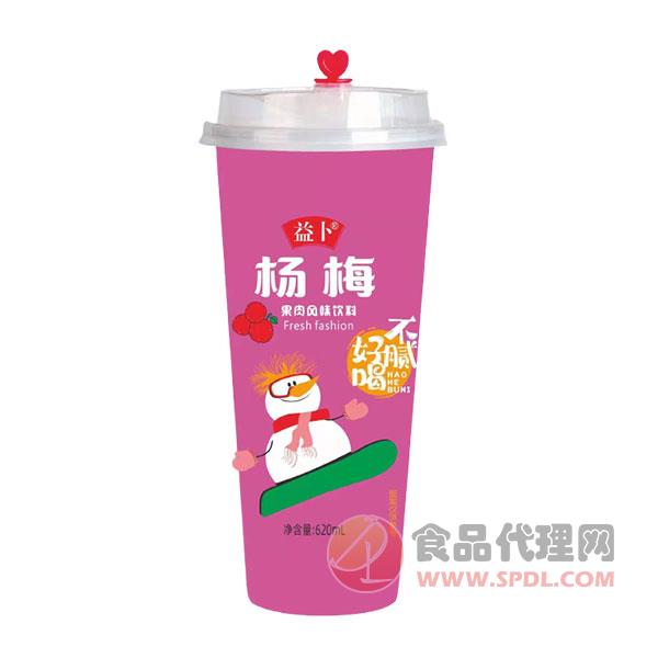 益卜杨梅果肉风味饮料620ml