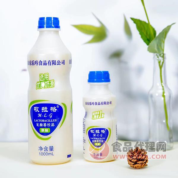 牧拉格乳酸菌饮品原味1000ml