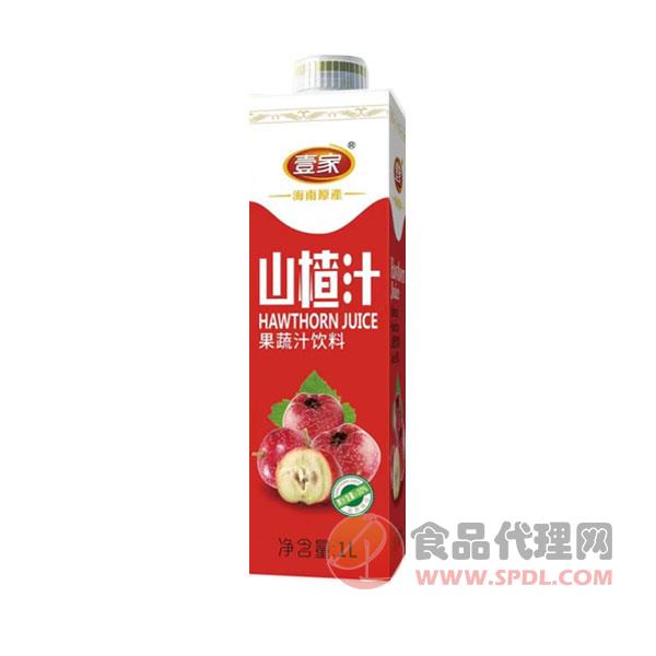 壹家山楂汁果蔬汁饮料1L