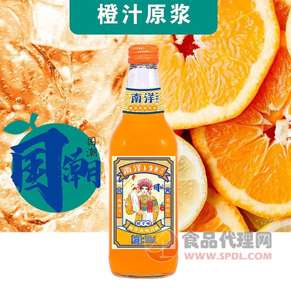 南洋1982果汁汽水橙子味358ml