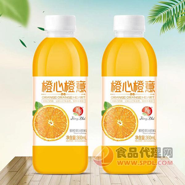菁质鲜橙果味饮料360ml