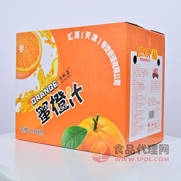 蜜橙汁2.5Lx6瓶