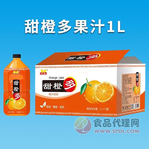 格格美甜橙多果汁1Lx12瓶