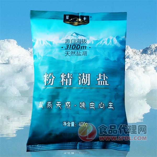 茶卡粉精湖盐400g