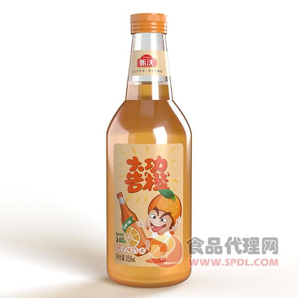 甄沃汽水橙子味358ml