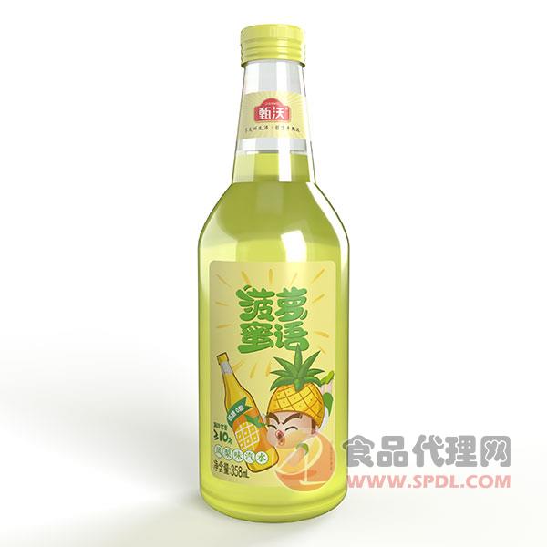 甄沃汽水凤梨味358ml