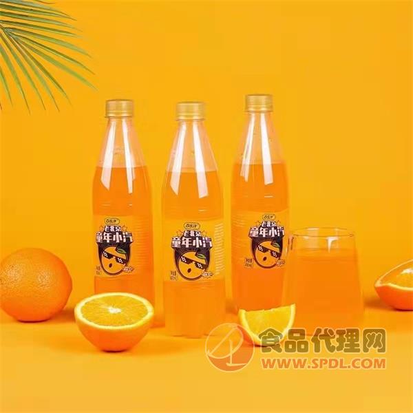 百乐洋老北京汽水橘子味490mlx12瓶