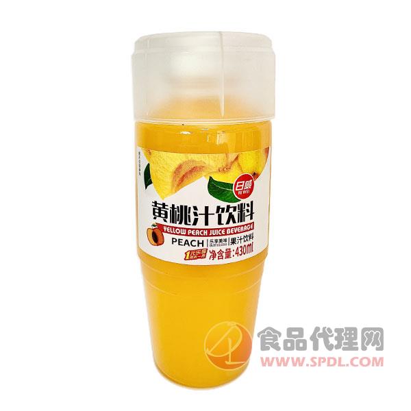 日威黄桃汁饮料430ml