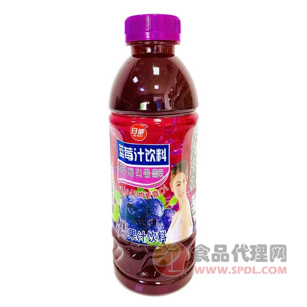 日威蓝莓汁饮料600ml