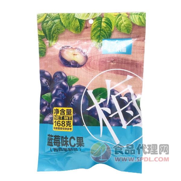 启巧蓝莓味C果168g